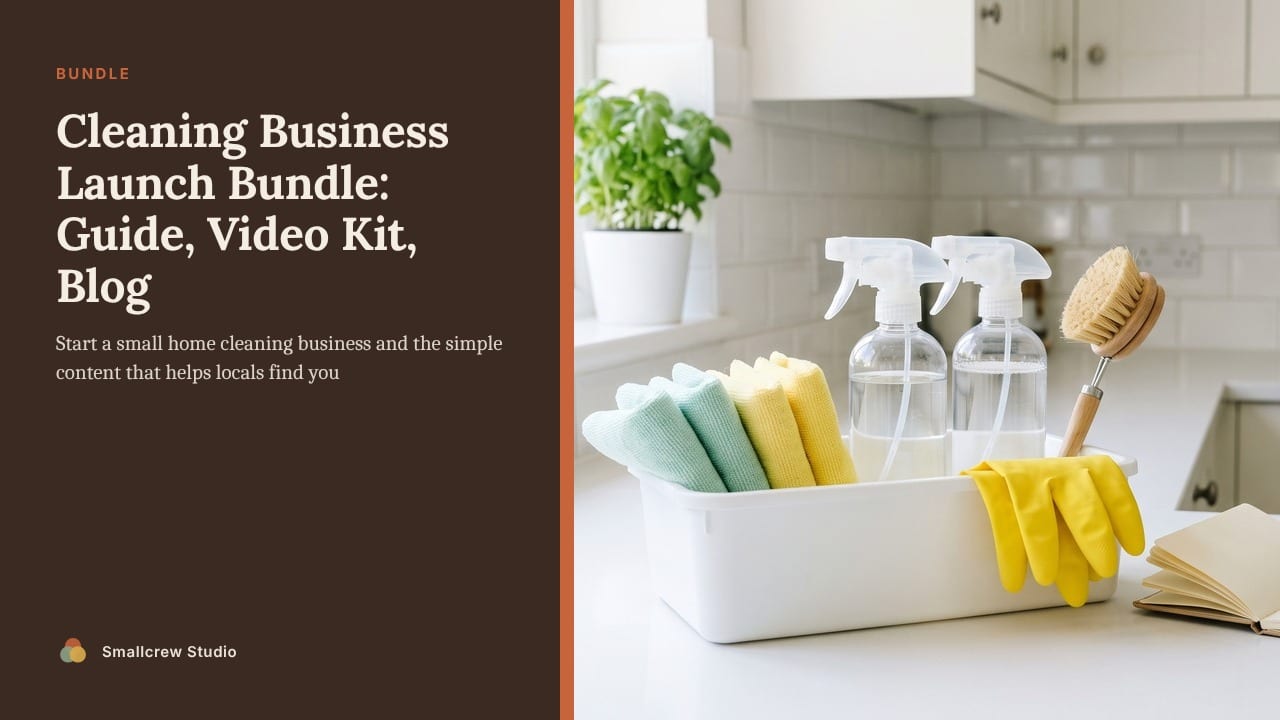 Cover of Cleaning Business Launch Bundle: Guide, Video Kit, Blog