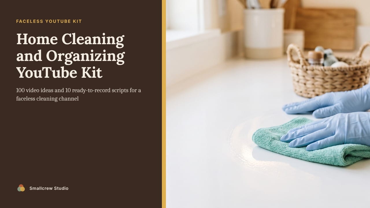 Cover of Home Cleaning and Organizing YouTube Kit