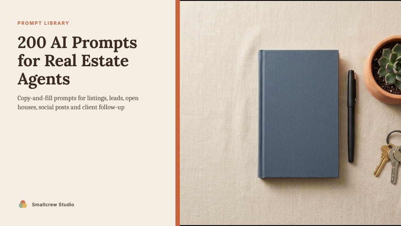 Cover of 200 AI Prompts for Real Estate Agents