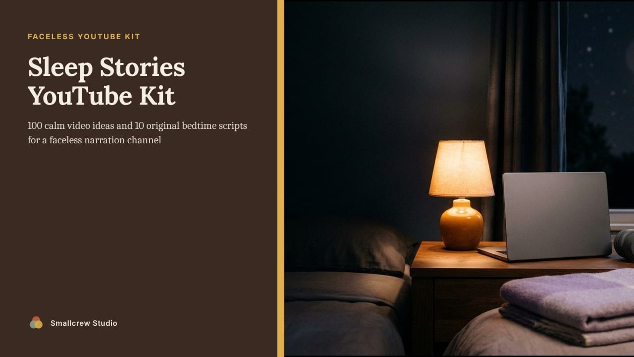 Cover of Sleep Stories YouTube Kit