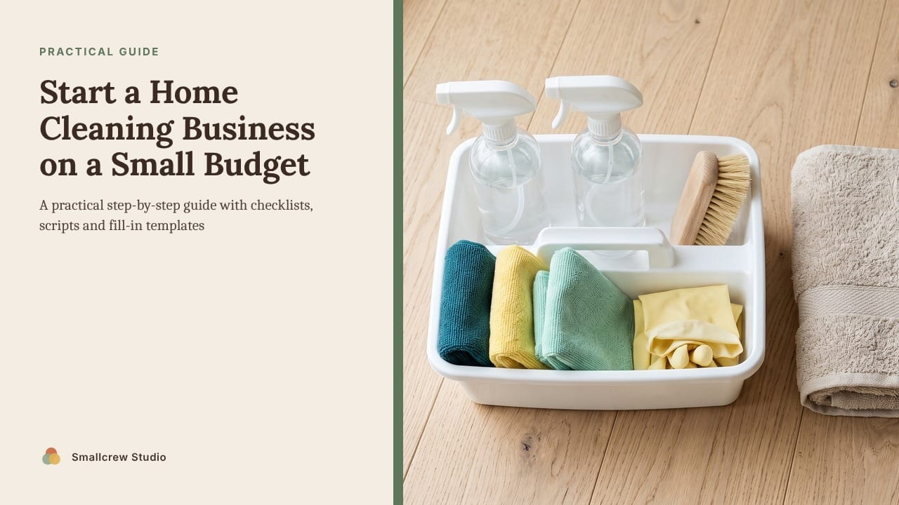 Cover of Start a Home Cleaning Business on a Small Budget